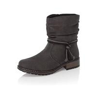Rieker Donna Stivaletti Z6893, Signora Bottini,Boots,Stivale,Mezzo Stivale,Scarpa di Transizione,Scarpa Invernale,Foderato,Grigio (Grau / 45),42 EU / 8 UK