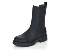 Rieker Donna Stivaletti Z9180, Signora Bottini,Boots,Stivale,Stivaletto,Mezza Scarpa,Scarpetta,Cerniera Lampo,Nero (Schwarz / 02),38 EU / 5 UK