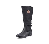 Rieker Donna Stivali 93157, Signora Stivali Invernali,Idrorepellente,riekerTEX,Foderato,Caldo,Impermeabile,Nero (Schwarz / 00),37 EU / 4 UK