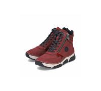 Rieker Donna Stivali Coi Lacci Caldo Foderato Stivaletti 45960-35 Rosso