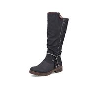 Rieker Donna Stivali Z4759, Signora Stivali Invernali,Idrorepellente,riekerTEX,Foderato,Impermeabile,Stivali Invernali,Tex,Nero (Schwarz / 01),42 EU / 8 UK