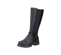 Rieker Donna Stivali Z9193, Signora Stivali Invernali,Stivali Invernali,Stivali a Mezza Gamba,Foderati,Caldi,Nero (Schwarz / 00),38 EU / 5 UK