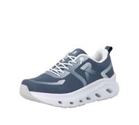 Rieker Donna W3504 Sneaker Low, Blu, 44 EU