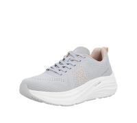 Rieker Donna W4101 Sneaker Low, Grigio, 44 EU