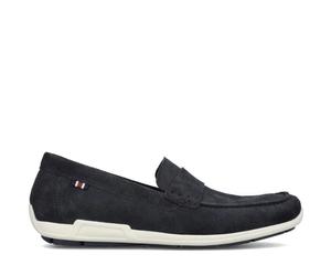 Rieker - Eleganti Mocassini Blu in Pelle Scamosciata - - Shoes - Uomo - Blu - 43 EU