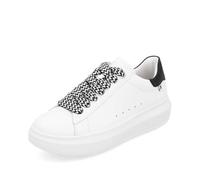 Rieker Evolution W1201 - Sneaker basse da donna, con inserto allentato, bianco 80., 39 EU