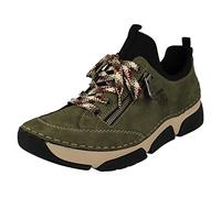 Rieker 45973, Scarpe da Ginnastica Donna, Verde, 37 EU