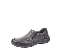 Rieker Frühjahr/Sommer 03064, Mocassini Uomo, Nero (Schwarz/Schwarz/Schwarz/ 01 01), 43 EU