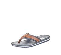Rieker Frühjahr/Sommer 21095, Infradito Uomo, Marrone (Peanut/Navy 24), 46 EU