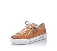 Rieker Frühjahr/Sommer L88C2, Sneaker Infilare Donna, Marrone (Cayenne/Braun/ 24 24), 37 EU