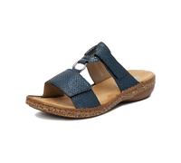 Rieker FSK Damen Sandali Blu Da-Clogs, Taglia 41