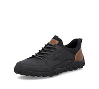 Rieker G 08150-00 - Pantofole da uomo, con elastico, colore: nero, Nero , 40 EU