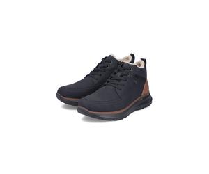 Rieker Herren B1824-00 Schnürstiefel RiekerTEX Schwarz Sneaker