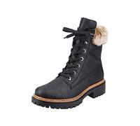 Rieker Hiking Boots 72630-00, Womens Hiking Boots,Winter Boots, Black, 42 EU