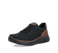 Rieker HWK - Scarpe basse da uomo, colore: nero/noce, Nero , 43 EU