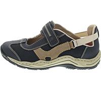 Rieker L0575, Mocassino Donna, Blu, 40 EU