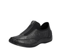 Rieker L1753, Mocassino Donna, Nero, 40 EU