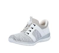 Rieker L32g4, Mocassino Donna, Grigio, 37 EU