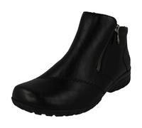 Rieker L4663, Stivaletto Donna, Nero, 41 EU