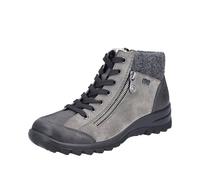 Rieker L7132, Scarpe Stringate Donna, Grigio, 38 EU