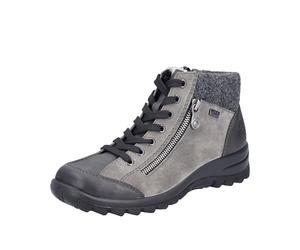 Rieker L7132, Scarpe Stringate Donna, Grigio, 40 EU