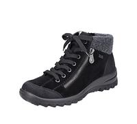 Rieker L7132, Stivaletti Donna, Nero (Schwarz/Schwarz/Anthrazit 01), 37 EU