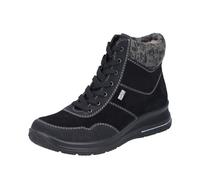 Rieker L7710, Stivali Stringati Donna, Nero, 36 EU