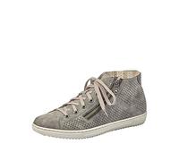 Rieker L9427 - Sneaker a Collo Alto Donna, Grigio (Smoke/Schwarz), 38 EU