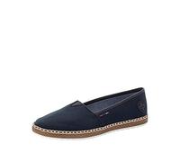 Rieker Donna Espadrillas M2278, Signora Scarpe Basse,Scarpa Bassa,Scarpe estive,Pantofole,Intrecciate,Marittimo,Blu (Blau / 14),38 EU / 5 UK