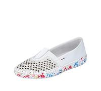 Rieker M2361, Mocassini Donna, Bianco, 37 EU