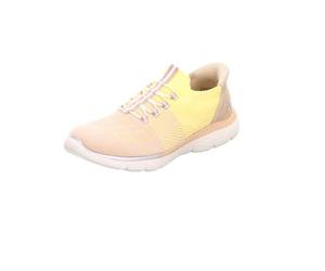 Rieker M5066, Sneaker Basse Donna, Giallo, 42 EU