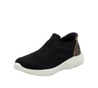 Rieker M5072, Mocassino Donna, Nero, 41 EU