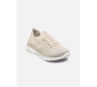 Rieker Donna Sneaker M5074, Signora Sneaker Basse,Soletta Removibile,Scarpa Bassa,Tempo Libero,Sportivo,Beige (Beige / 64),40 EU / 6.5 UK