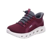 Rieker M6066, Scarpe da Ginnastica Donna, Colore: Rosso, 41 EU