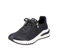 Rieker M6601, Scarpe da Ginnastica Donna, Nero 00, 38 EU Larga