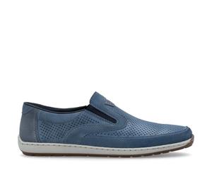 Rieker - mocassini casual blu chiusi - - Shoes - Uomo - Blu - 44 EU