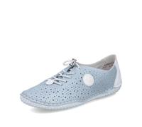 Rieker Mocassini da Donna 43656, Blu 12, 36 EU