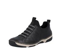 Rieker Mocassino da Donna 55952, Numero:42 EU, Colore:Nero