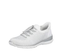 Rieker Mocassino da Donna L3261, Argento Platino, Taglia 38
