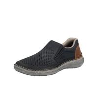 Rieker Moccasins 03079-14, Mens half shoes, navy, 41 EU