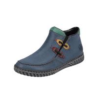 Rieker N0959, con Lacci Donna, Blu, 37 EU