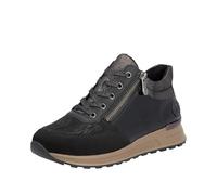 Rieker N1407, Stivali Donna, Nero, 36 EU