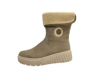 Rieker N2554, Stivali a metà Polpaccio Donna, 60 Congo Beige Fango, 36 EU