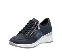 Rieker N4322, Scarpe da Ginnastica Donna, Blu, 42 EU