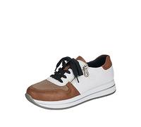 Rieker N4520, Scarpe da Ginnastica Donna, Beige Kombi, 39 EU