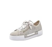 Rieker N49c2-40, Scarpe da Ginnastica Donna, Cement/Silver 40, 37 EU