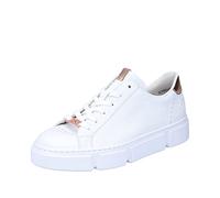Rieker N5904, Scarpe da Ginnastica Donna, Weiß, 42 EU