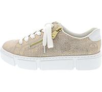 Rieker N5917, Sneaker Low Donna, Oro, 42 EU