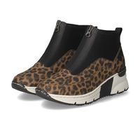 Rieker N6352, Stivali Corti Donna, Braun Combi, 38 EU