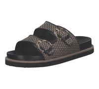 Rieker Pantofole Donna V9584, Nero Naturale, 41 EU